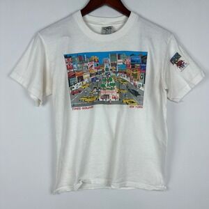 Cal Cru Vintage Times Square Pat Singer‎ T-Shirt